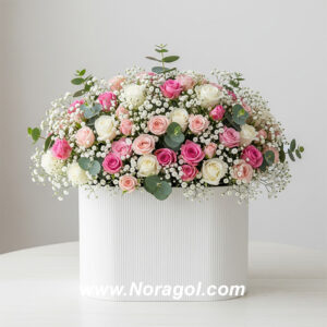 باکس گل ابریشم